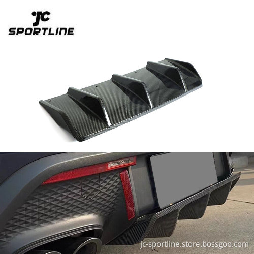 Carbon Fiber Rear Bumper Lip for 2022-2023 Porsche Macan GTS